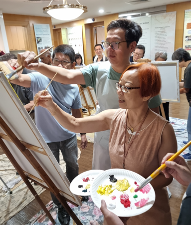 team bonding workshop , art jam singapore