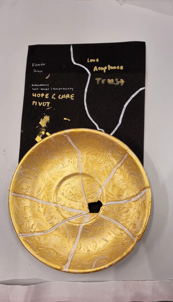 participant's kintsugi workshop Singapore by Livartfully.sg